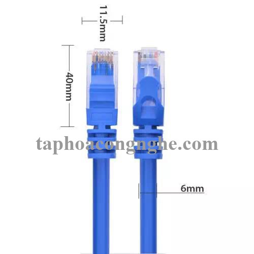 Ugreen 11207 15M Màu xanh Cáp mạng LAN CAT6 UPT NW102 30011207